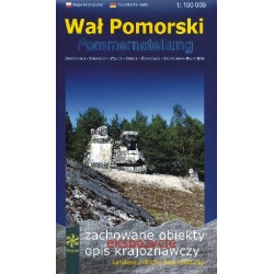 Wał Pomorski - mapa turystyczna