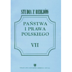Studia z dziejów państwa i prawa polskiego T. VII