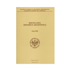 Miscellanea Historico-Archivistica, t. 13