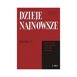 Dzieje Najnowsze, rok 2013, nr 1