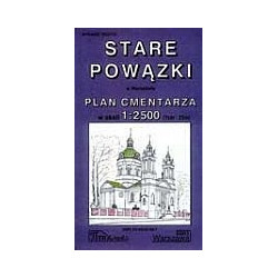 Stare Powązki - plan cmentarza 1:2500
