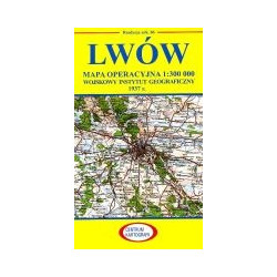 Lwów. Mapa operacyjna WIG z 1937 r.