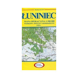 Łuniniec Reprint arkusza mapy operacyjnej WIG z 1928 r.