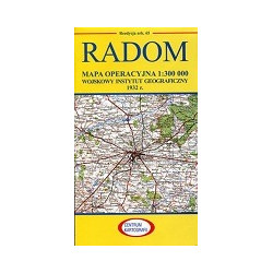 Radom Reprint arkusza mapy operacyjnej WIG z 1932 r.