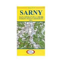 Sarny Reprint arkusza mapy operacyjnej WIG z 1928 r.