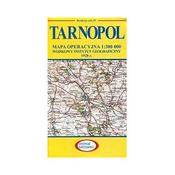 Tarnopol Reprint arkusza mapy operacyjnej WIG z 1928 r.