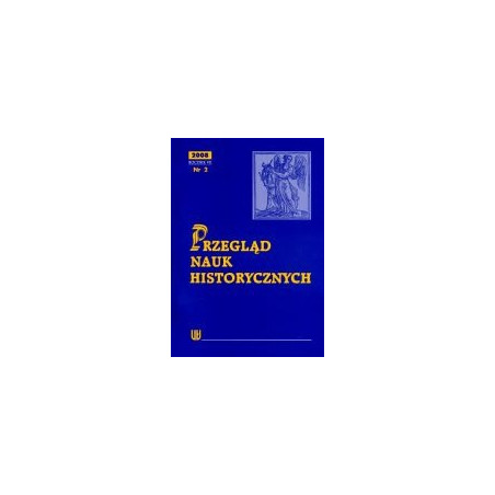 Przegląd Nauk Historycznych R VII/2008/nr 2