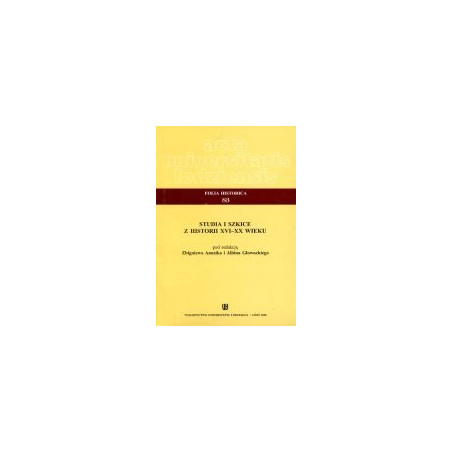 Acta Universitatis Lodziensis Folia historica 83