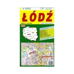 Łódź mapa 1:22 000