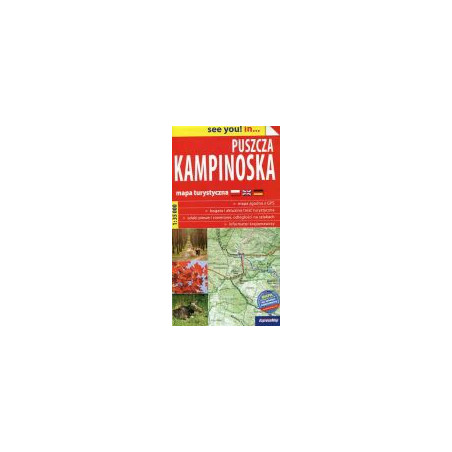 Puszcza Kampinoska - mapa turystyczna