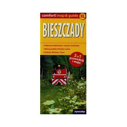 Bieszczady 2w1 przewodnik i mapa