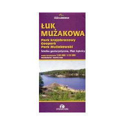 Łuk Mużakowa - mapa turystyczna
