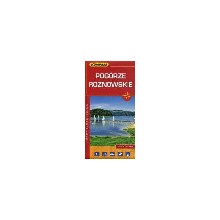 Pogórze Rożnowskie mapa turystyczna 1:50 000
