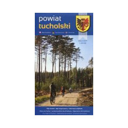 Powiat tucholski - mapa turystyczna 1:100 000