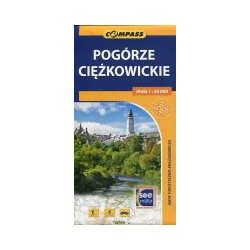 Pogórze Ciężkowickie - mapa turystyczna 1:50 000