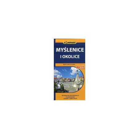 Myślenice i okolice - mapa turystyczna 1:40 000