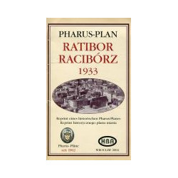 Ratibor Racibórz plan miasta z 1933 r.
