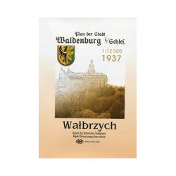 Wałbrzych 1937 plan miasta