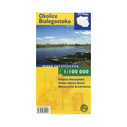 Okolice Białegostoku Mapa turystyczna 1:100 000