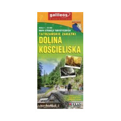 Tatrzańskie zakątki Dolina Kościeliska mapa atrakcji turystycznych 1:20 000