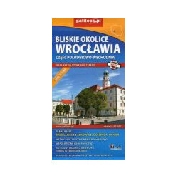Bliskie okolice Wrocławia część południowo-wschodnia, mapa 1:50 000