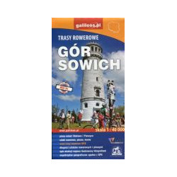 Trasy rowerowe Gór Sowich - mapa 1:40000
