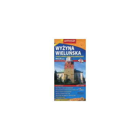 Wyżyna Wieluńska - Załęczański Park Krajobrazowy - mapa