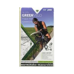 Green Velo mapa rowerowa Województwo warmińsko-mazurskie. Część zachodnia