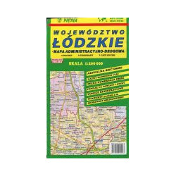 Województwo Łódzkie - mapa administracyjno-drogowa 1:200 000