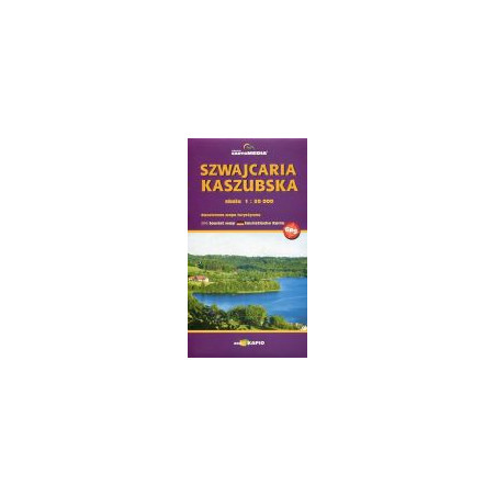 Szwajcaria Kaszubska dwustronna mapa turystyczna 1:30000