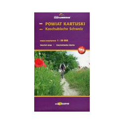 Powiat kartuski - mapa turystyczna1:50000