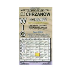Chrzanów - mapa WIG skala 1:100 000