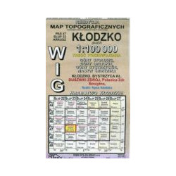 Kłodzko - mapa WIG skala 1:100 000