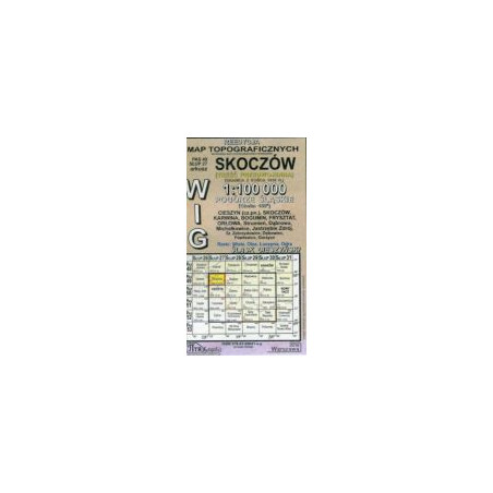Skoczów - mapa WIG skala 1:100 000