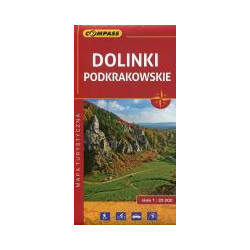 Dolinki podkrakowskie - mapa w skali 1:25 000