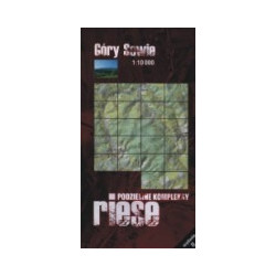 Podziemne kompleksy Riese. Góry Sowie - mapa 1:10 000