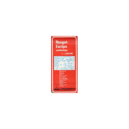 Nyugat-Europa autoterkepe