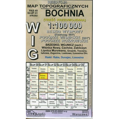 Bochnia - mapa WIG skala 1:100 000