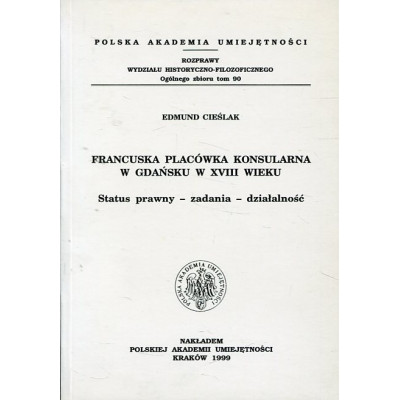 Francuska placówka konsularna w Gdańsku w XVIII wieku