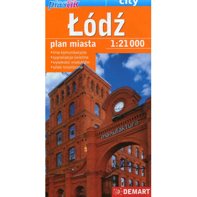 Łódź. Plan miasta