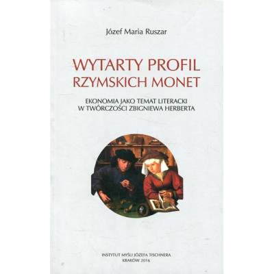 Wytarty profil rzymskich monet