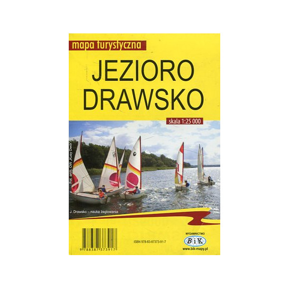 Jezioro Drawsko. Mapa turystyczna