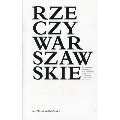 Rzeczy warszawskie