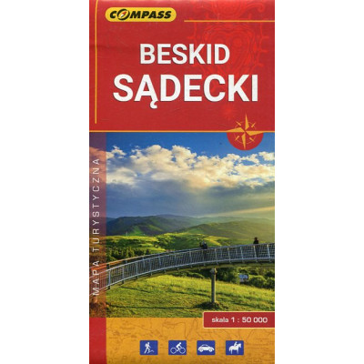 Beskid Sądecki. Mapa turystyczna