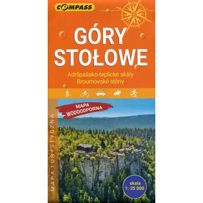 Góry Stołowe. Mapa turystyczna