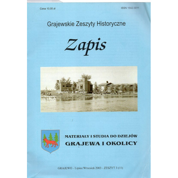 Grajewskie zeszyty historyczne zeszyt 3(11)