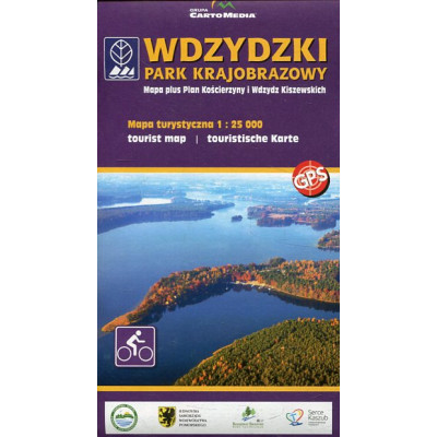 Wdzydzki Park Krajobrazowy mapa turystyczna 1:25 000