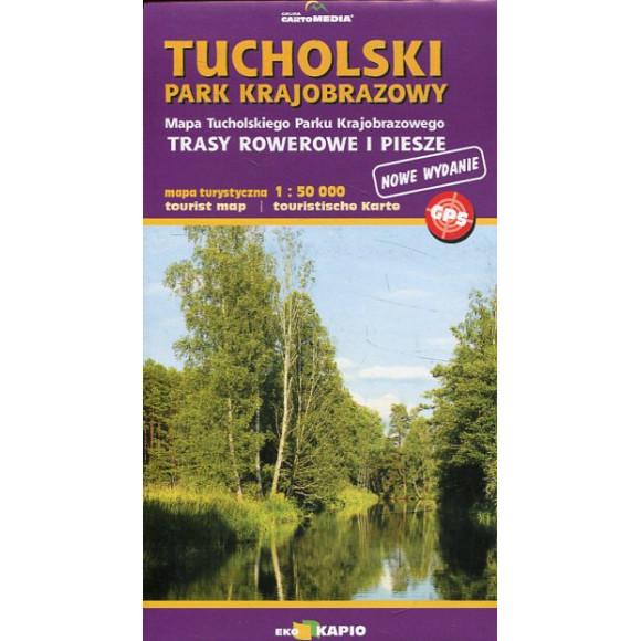 Tucholski Park Krajobrazowy Mapa turystyczna 1:50 000