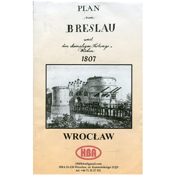 Plan von Breslau (Wrocław) 1807