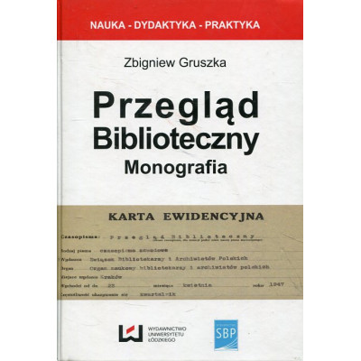 Przegląd Biblioteczny - monografia